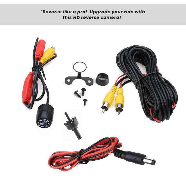 Potauto Rear Parking Line Camera A004 | Waterproof | Night Vision | Metal - Enhanced Vehicle Safety