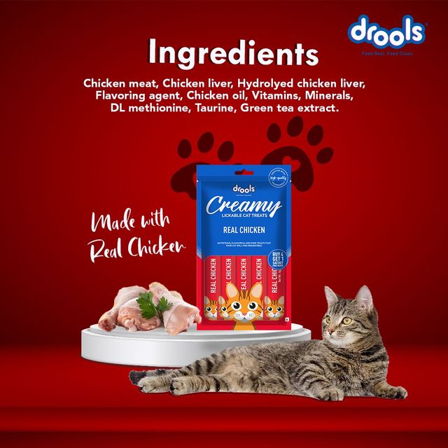 Drools Creamy Likable Cat Treat Real Chicken