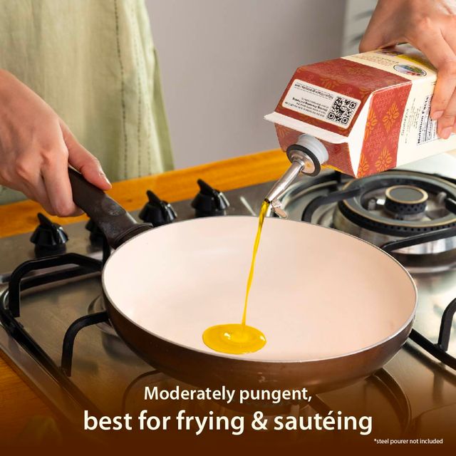 Gramiyaa Mustard - Sarson Oil - Wood Cold Pressed