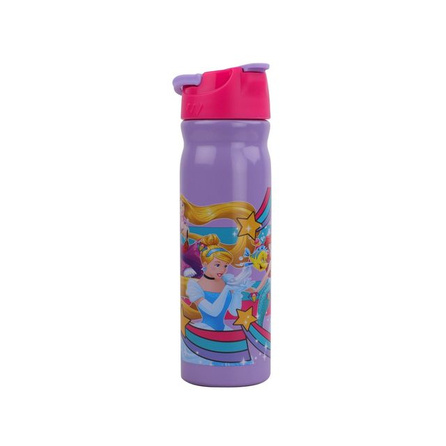 Disney Princess Sleek Straw Sipper Water Bottle With Handle.-Hmyxsb 88083-Pr - 500ml