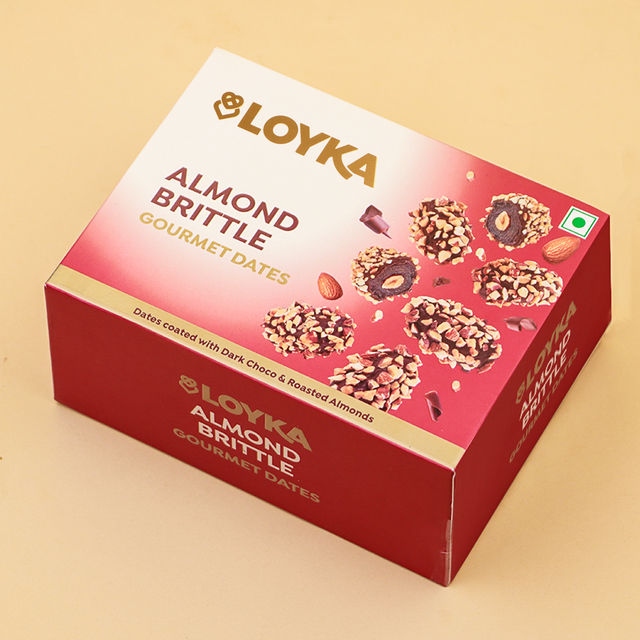 Loyka Almond Brittle Gourmet Dates Box 100 g Combo