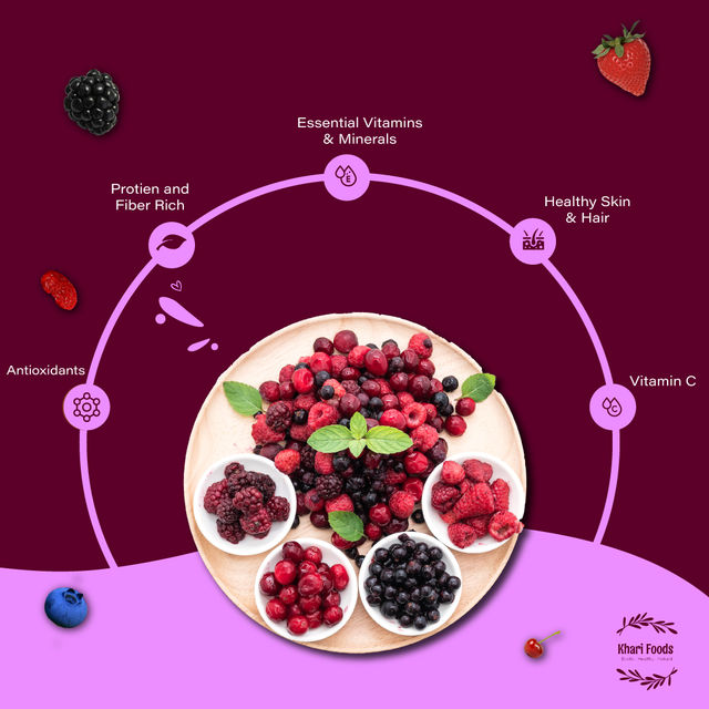 Khari Foods Berries Mix Dried