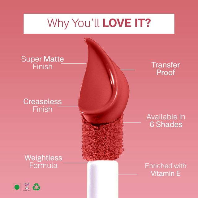 Flicka Weightless Impression Matte Liquid Lipstick | 02 February