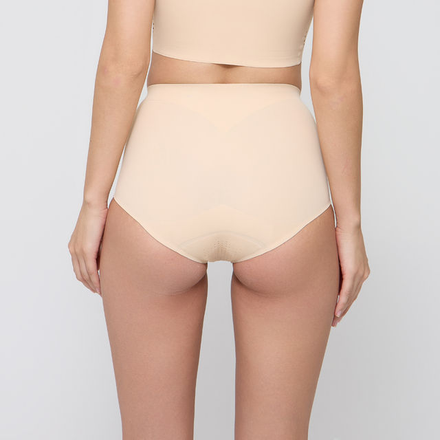 Krvvy Women's All Day Control Shapewear | Seamless, Targeted Compression & Cotton Crotch - 3XL