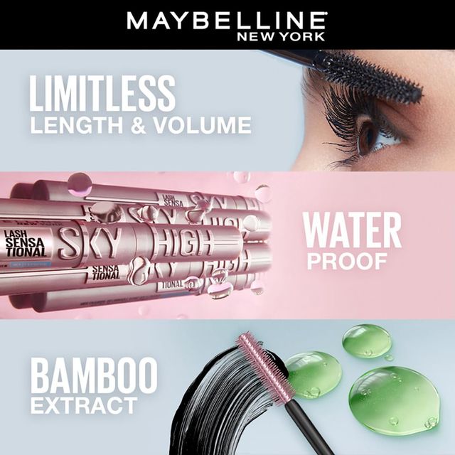 Maybelline New York Suhana'S Glam Kit - Super Stay Vinyl Ink Shade Lippy & Lash Sky High Mascara
