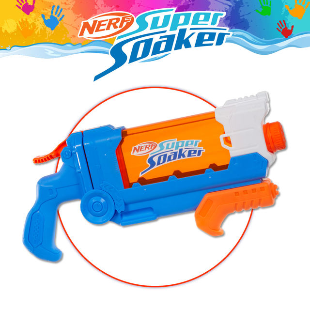 Nerf Super Soaker Flip Fast Fill Water Blaster | 30 Fluid Ounce Tank | Water Toy