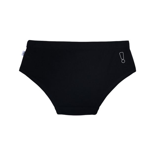 PlanB Pack of 3 Girl Basic Hipsters Black, Grey, White - 4-6 Yrs Panty
