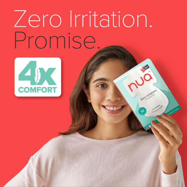 Nua Complete Comfort Pads with Disposal Cover for Medium Flow | 12XL