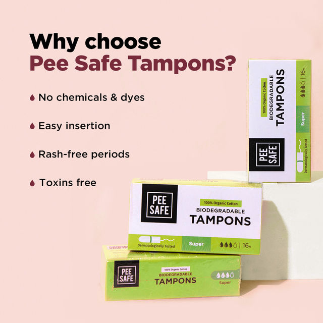 Pee Safe Tampon - Medium Flow