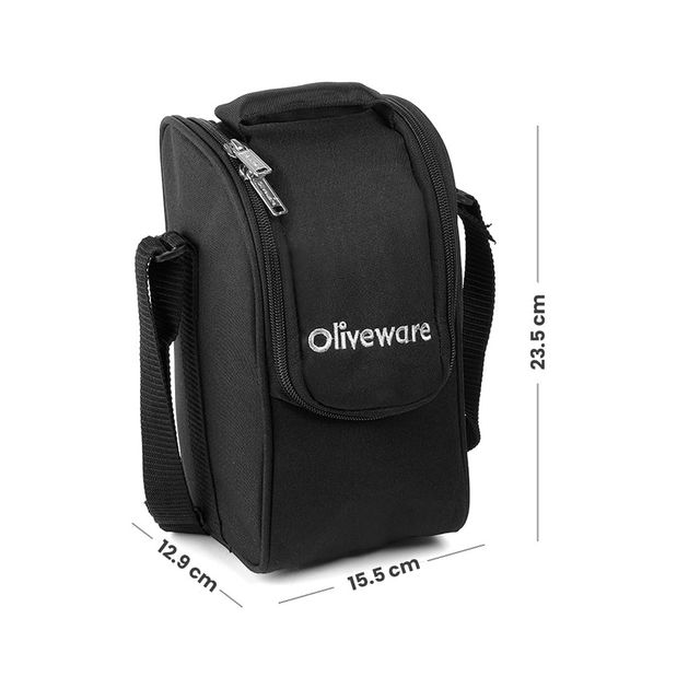 Oliveware Executive Lunch Box - Black