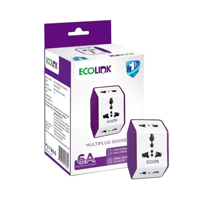 Philips EcoLink Socket - 6 A | High Grade Plastic
