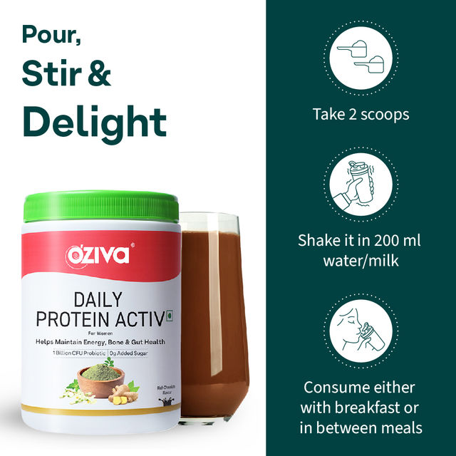 Oziva Daily Protein Activ Women - Chocolate Flavour