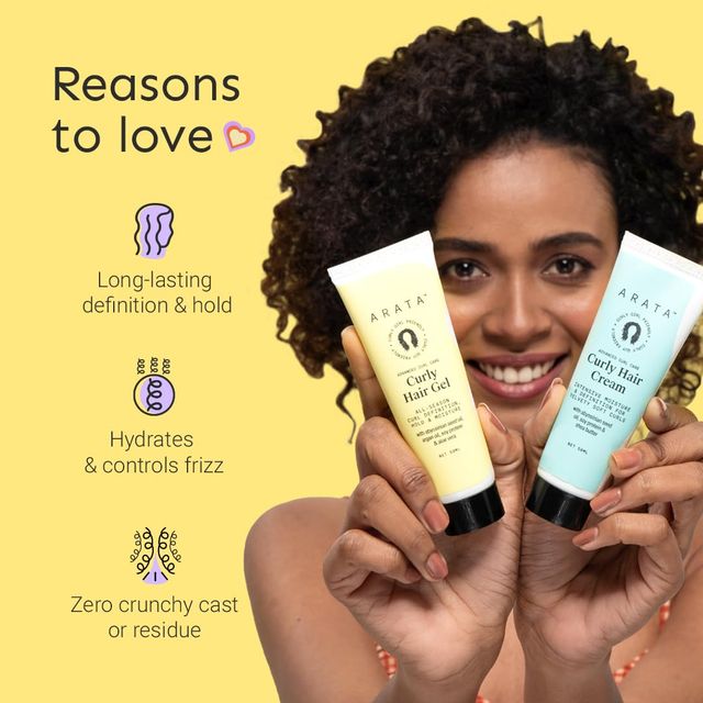 Arata Curl Cream & Gel Styling Mini Combo