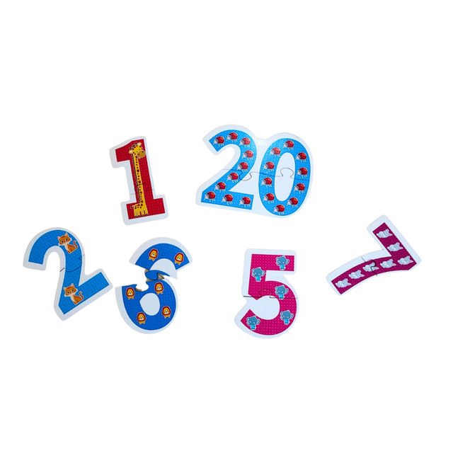 JoGenii 1 To 20 Counting Jigzaw Puzzle | Fun And Educational 40 Piece Jigsaw Puzzle