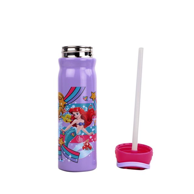 Disney Princess Sleek Straw Sipper Water Bottle With Handle.-Hmyxsb 88083-Pr - 500ml