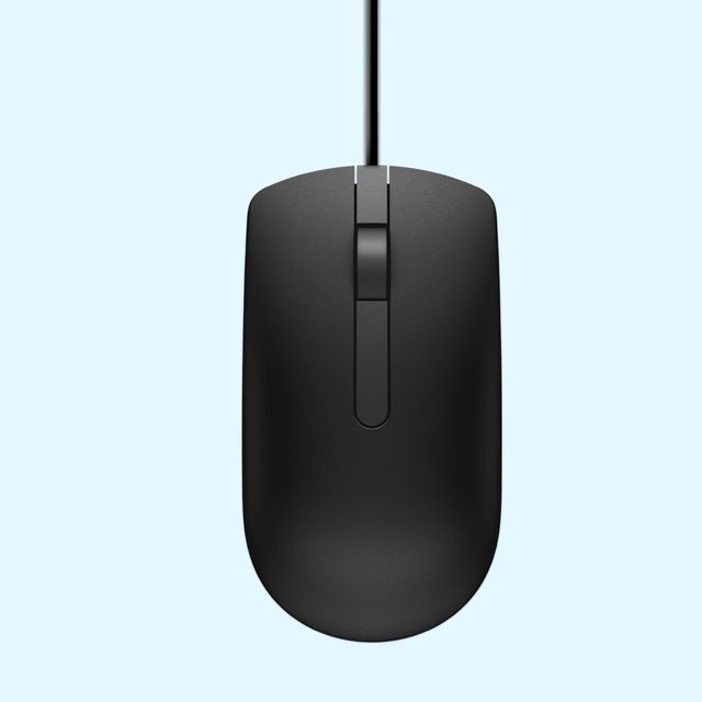 Dell Ms116 Wired Optical Mouse 1000Dpi Led Tracking Scrolling Wheel Plug And Play