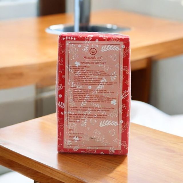 Asian Aura Premium Aroma Giftset - Red