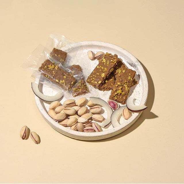 Pista Coconut Barfi, 8 Pcs | Burfi | Sweets | By GO DESi