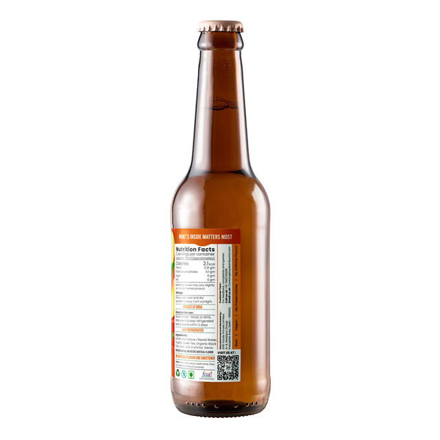 Toyo Kombucha Zero Sugar Exotic Peach Kombucha