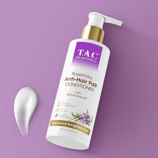 Tac Rosemary Anti-Hair Fall Conditioner With Mint & Clove Oil Combats Hair Fall