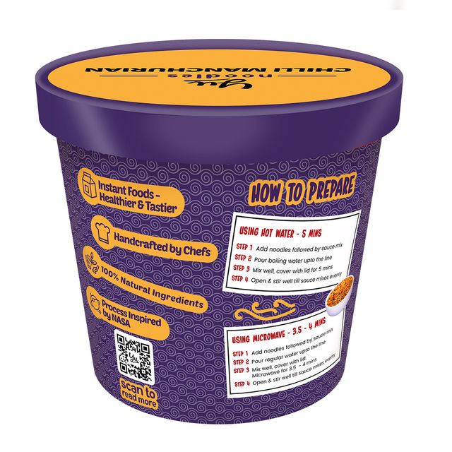Yu Chilli Manchurian Instant Cup Noodles 70 g X 2 Combo