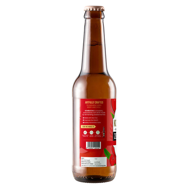 Toyo Kombucha Zero Sugar Cranberry Kombucha