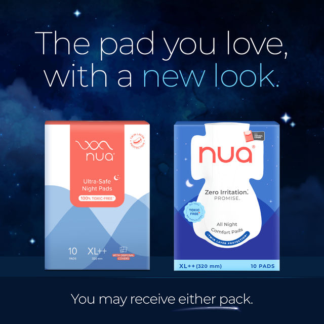 Nua All Night Comfort Sanitary Pads