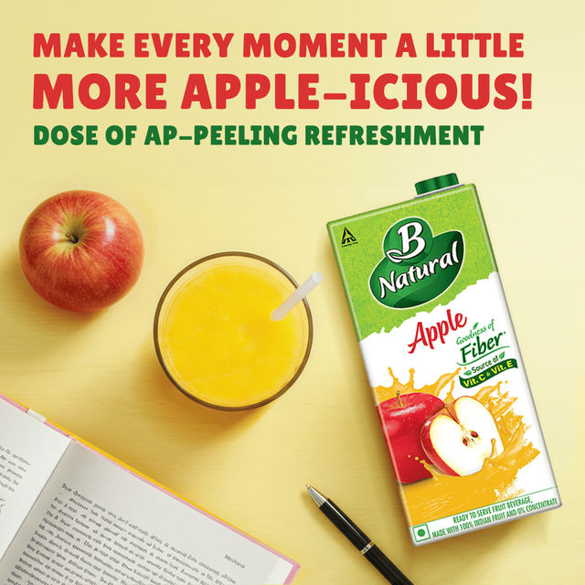 B Natural Apple Fruit Juice