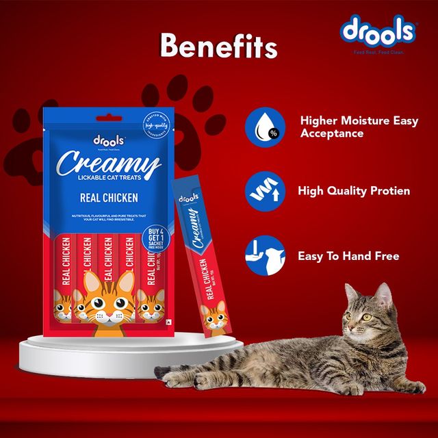 Drools Creamy Likable Cat Treat Real Chicken