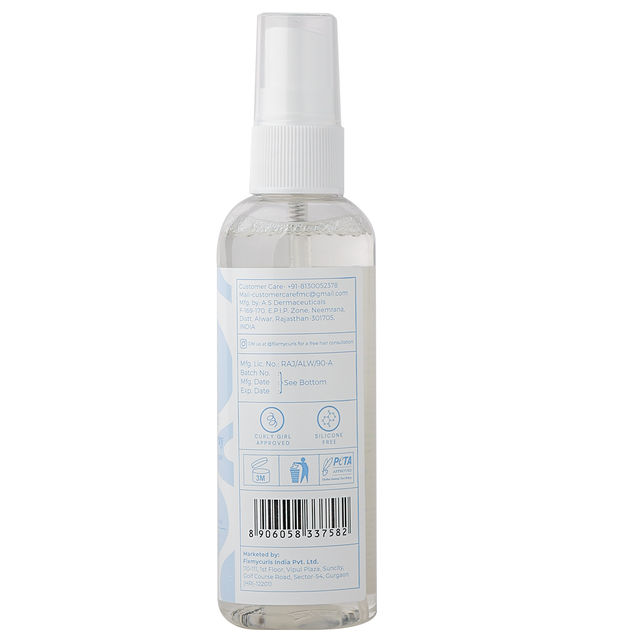 Fix My Curls Ready Set Refresh Spray With Aloe Vera | Anti Frizz Curly Hair Detangling Spray