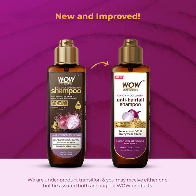 WOW Skin Science Onion Oil Shampoo 