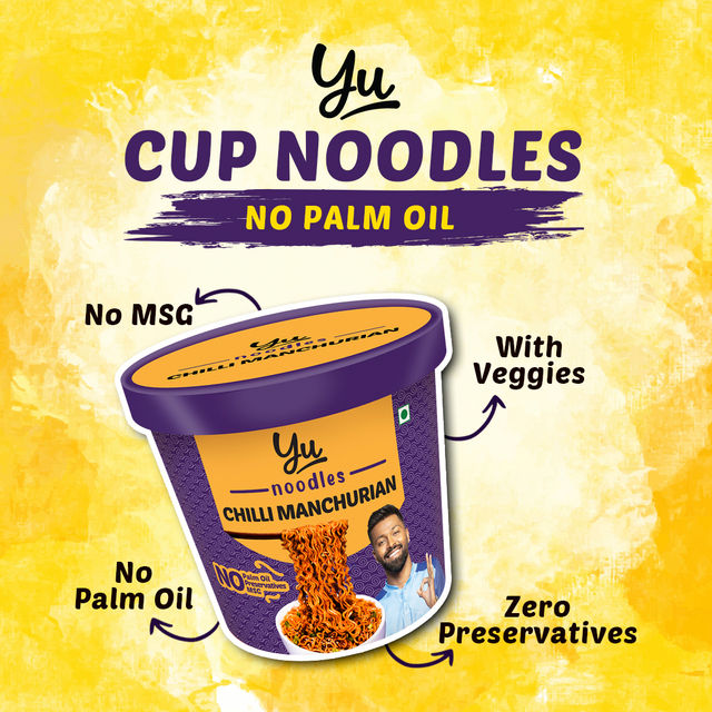 Yu Chilli Manchurian Instant Cup Noodles 70 g X 2 Combo