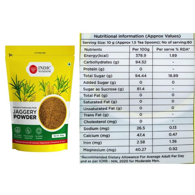 Indic Wisdom Jaggery Powder