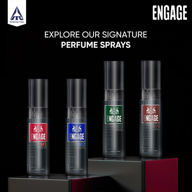 Engage M1 Perfume for Men, Citrus & Woody Fragrance Scent, Skin Friendly