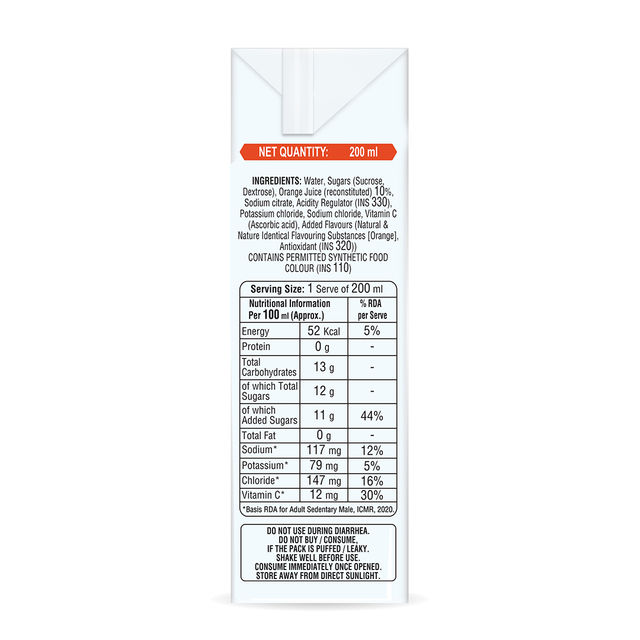 ORSL Orange Drink with Electrolytes 200 ml Combo
