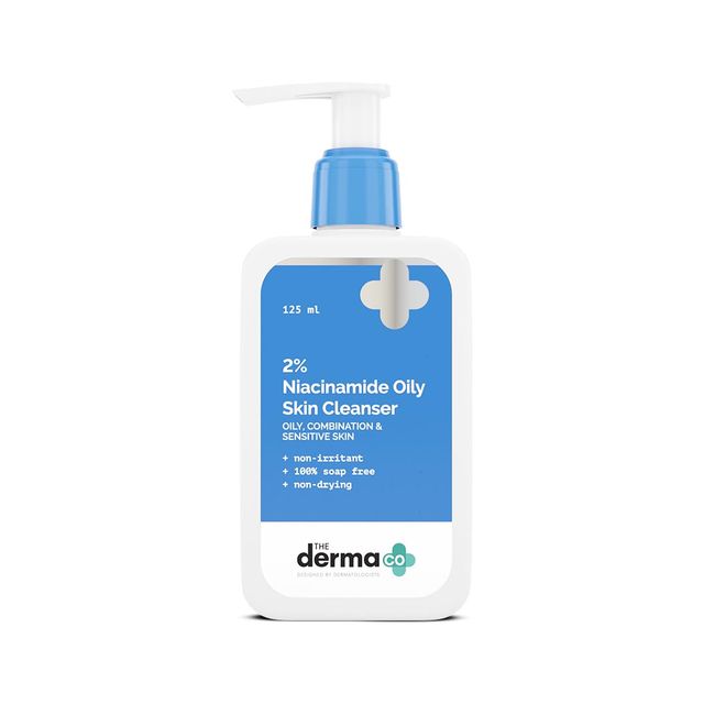 The Derma Co 2% Niacinamide Oily Skin Cleanser For Sensitive, Oily & Combination Skin