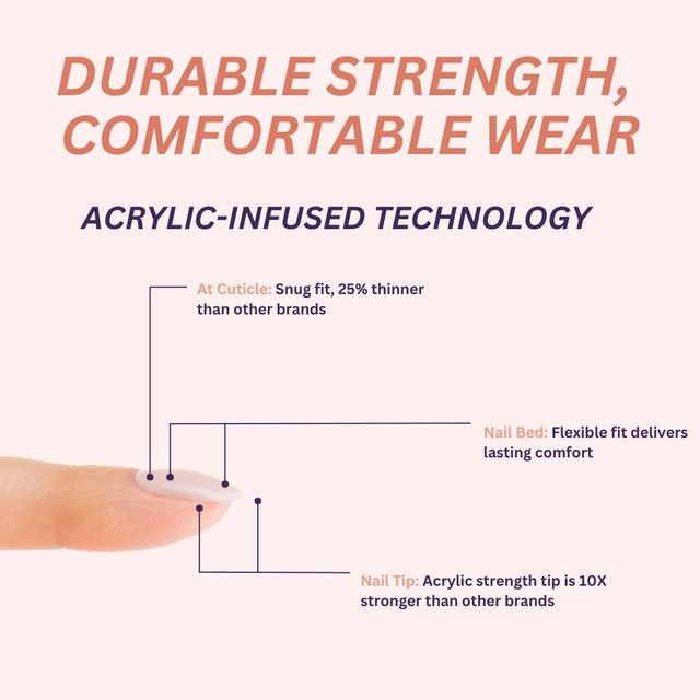 Sanfe Instant Stick On Nails - French Tip