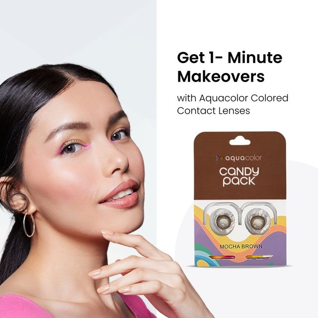 Aquacolor Unisex Contact Lenses | Brown