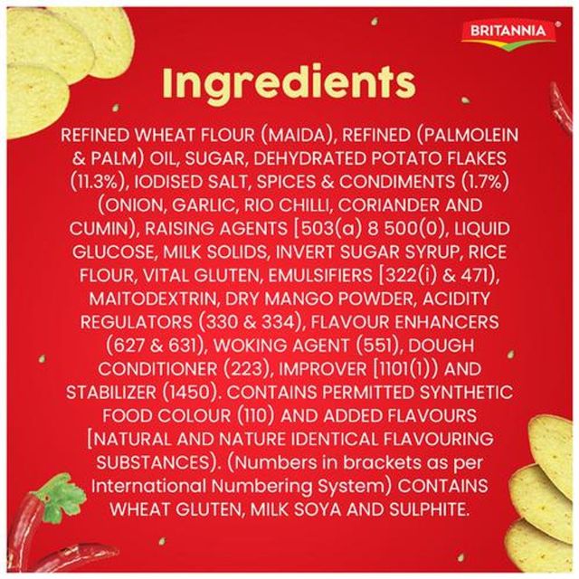Britannia 50-50 Potazos Masti Masala Flavoured Crackers | Trans Fat-free