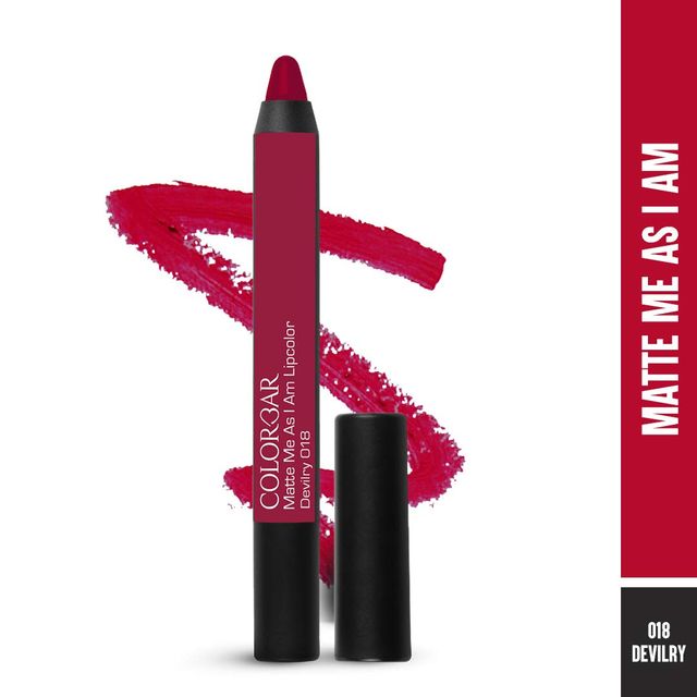 Colorbar Matte Me As I Am Lip Color New-Devilry-[018]