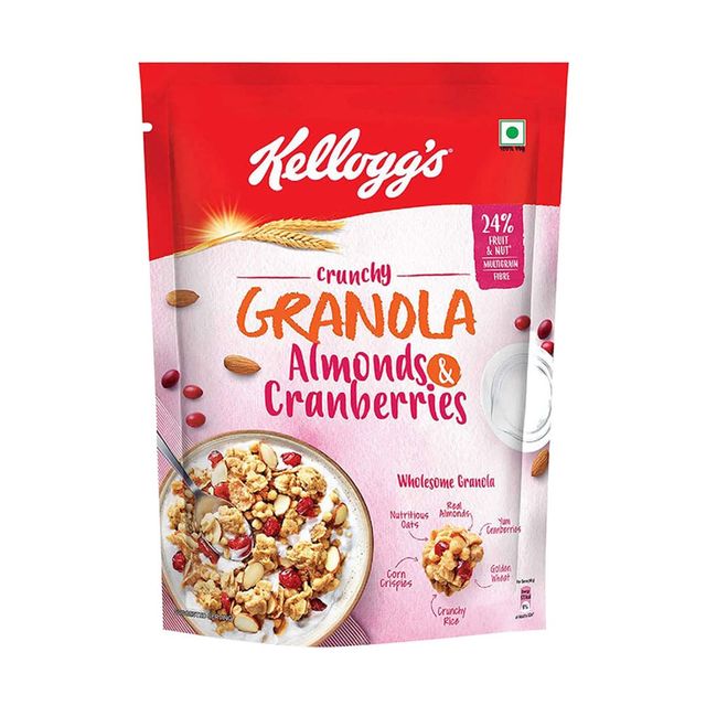 Kelloggs Cruchy Granola Almonds & Cranberries 