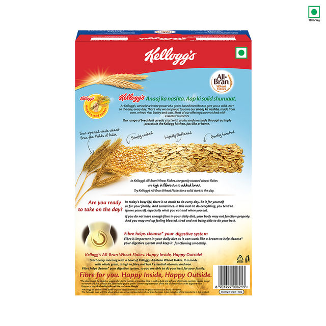 Kellogg's All Bran Wheat Flakes 440 g Combo