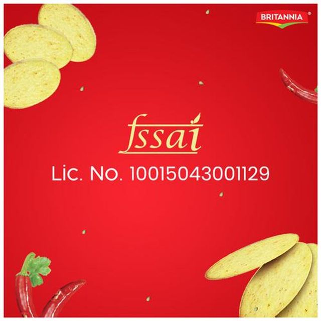 Britannia 50-50 Potazos Masti Masala Flavoured Crackers | Trans Fat-free