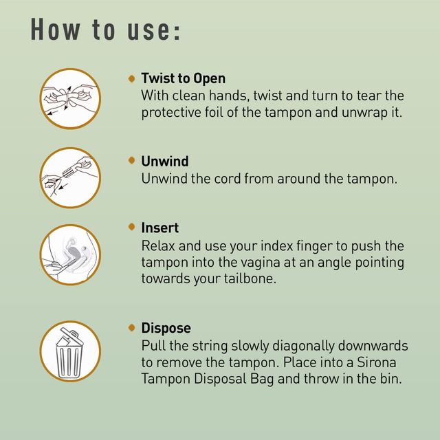 Sirona Premium Tampons - Heavy Flow