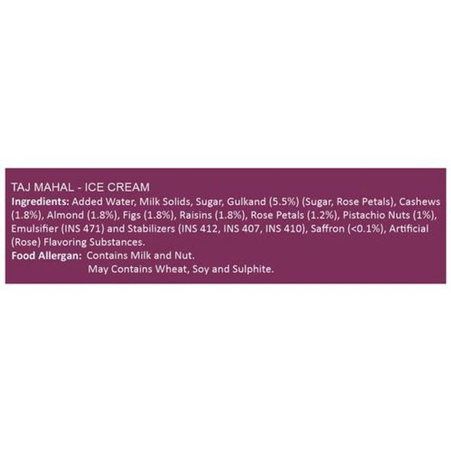 Havmor Taj Mahal Ice Cream Tub 750 ml Combo