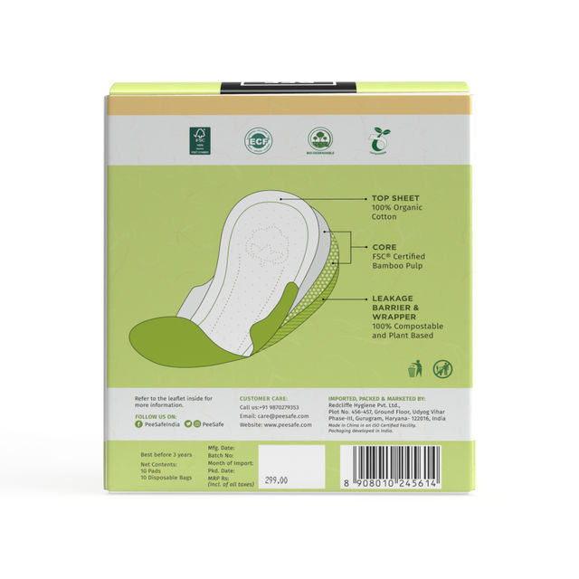 Pee Safe Bio Regular Sanitary Pads