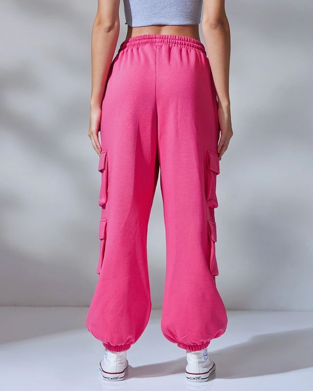 Bewakoof Joggers for Women | Pink - S