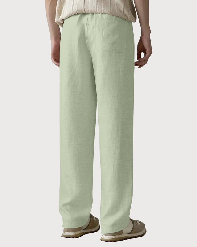 tdfオリーブ36 Buy FTX Men's Solid Straight Fit Cotton Linen Trouser | Light