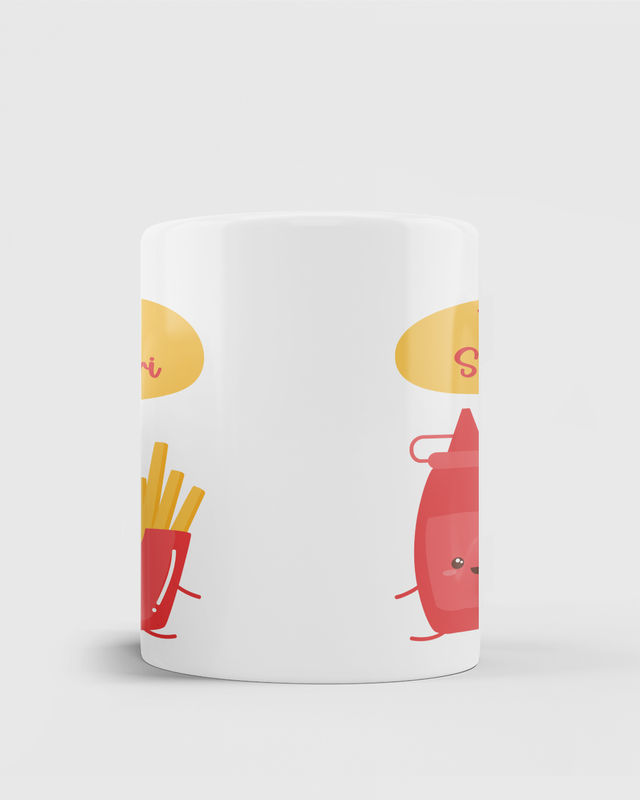Mad Over Print Teri Yaari Mug 1 pc X 2 Combo