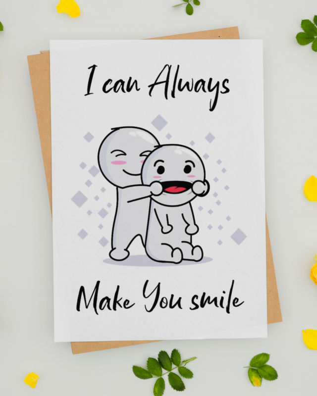 Mad Over Print Make You Smile Mother's Day Greeting Card